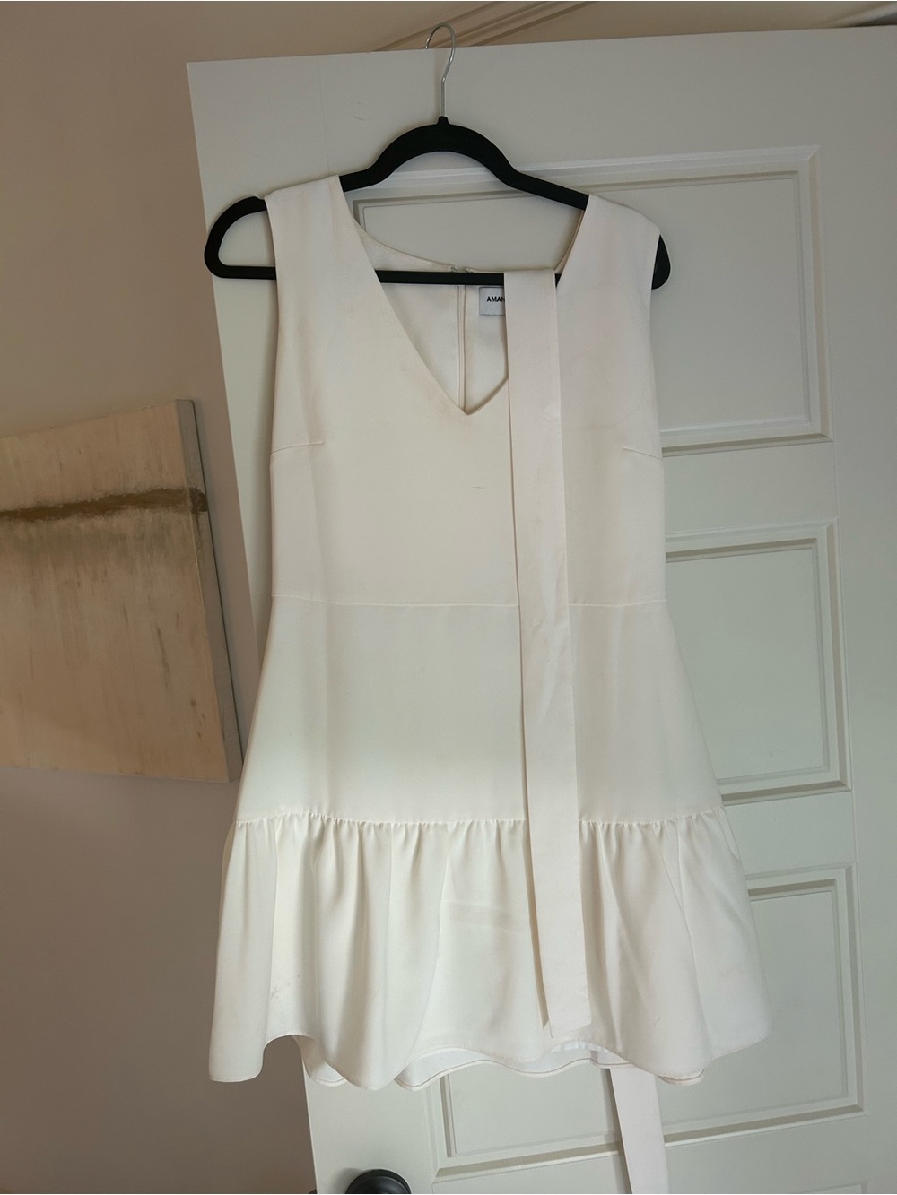 Amanda Uprichard tiered white dress